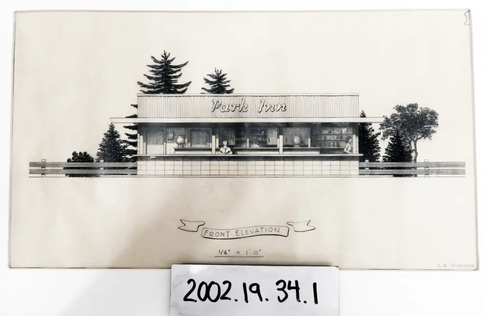 High fidelity sketch of Park Inn