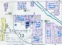 Seagram Distillery Close Up From Fire Insurance Map