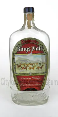 Seagram's King's Plate Whisky bottle  label, 1939-1943