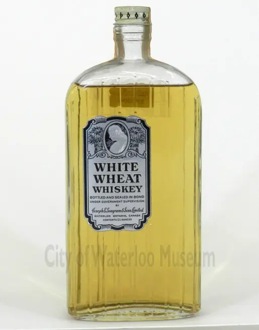Seagram's White Wheat Whiskey Bottle around 1930