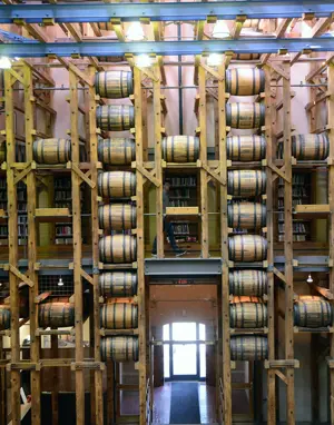 Entrance to the Seagram Distillery factory