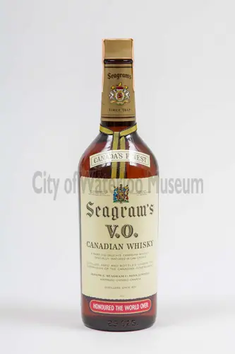 Seagram's V.O. Canadian Whisky Bottle c. 1967