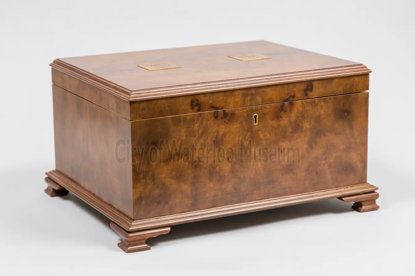 Crown Royal and Royal Salute Wooden Chest