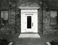 Black and white image of Remax Door