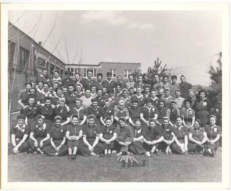 Image of women in work uniforms