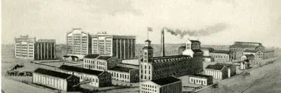 Seagram Distillery Etching Front