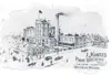 Illustration of brewery plant