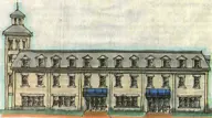 7 Father David Bauer Sketch of building's exterior