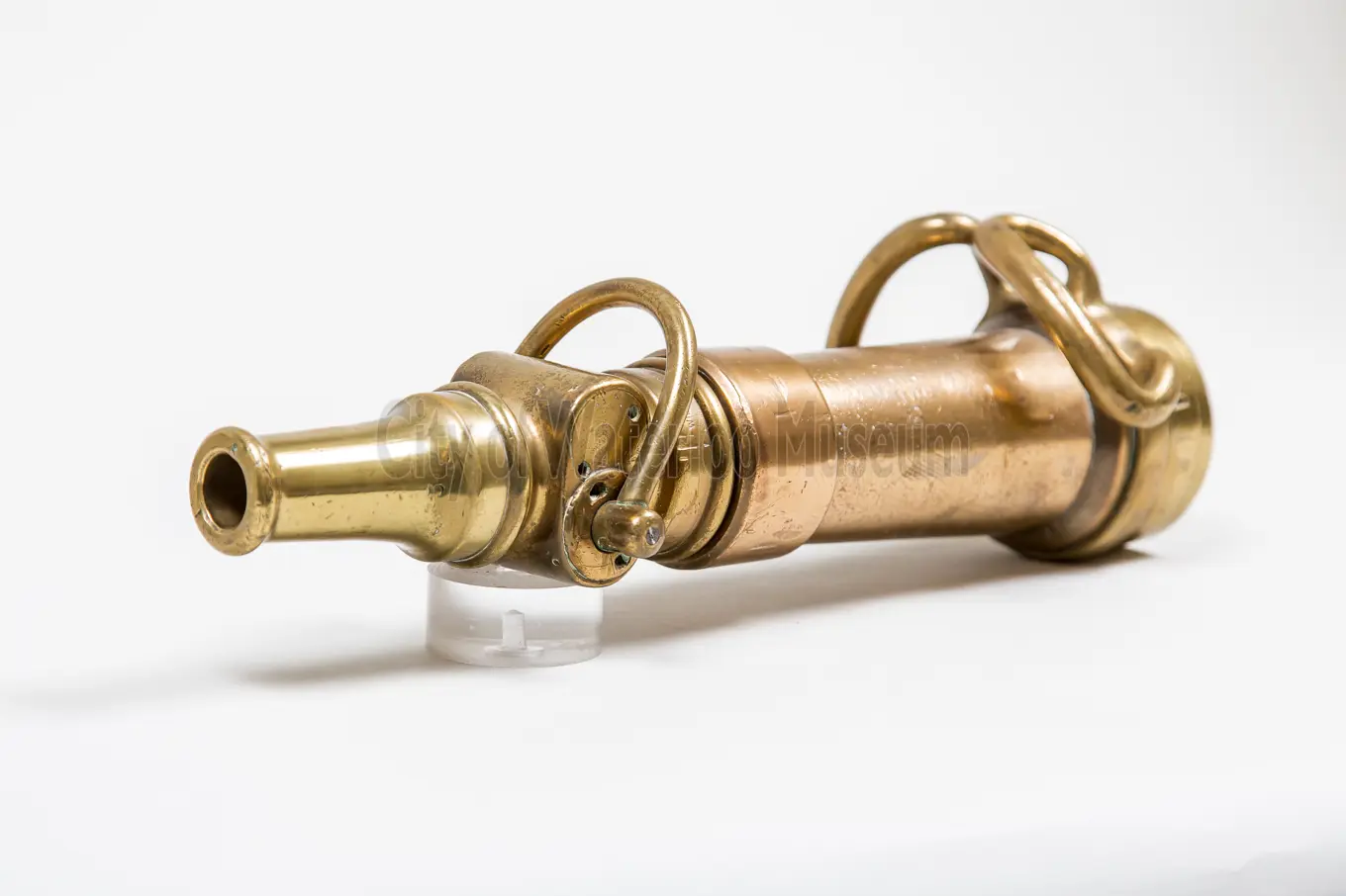 Brass Fire Nozzle laying down