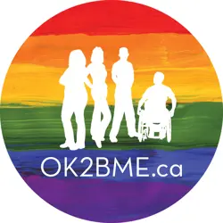 Organization logo, reads "OK2BEME"