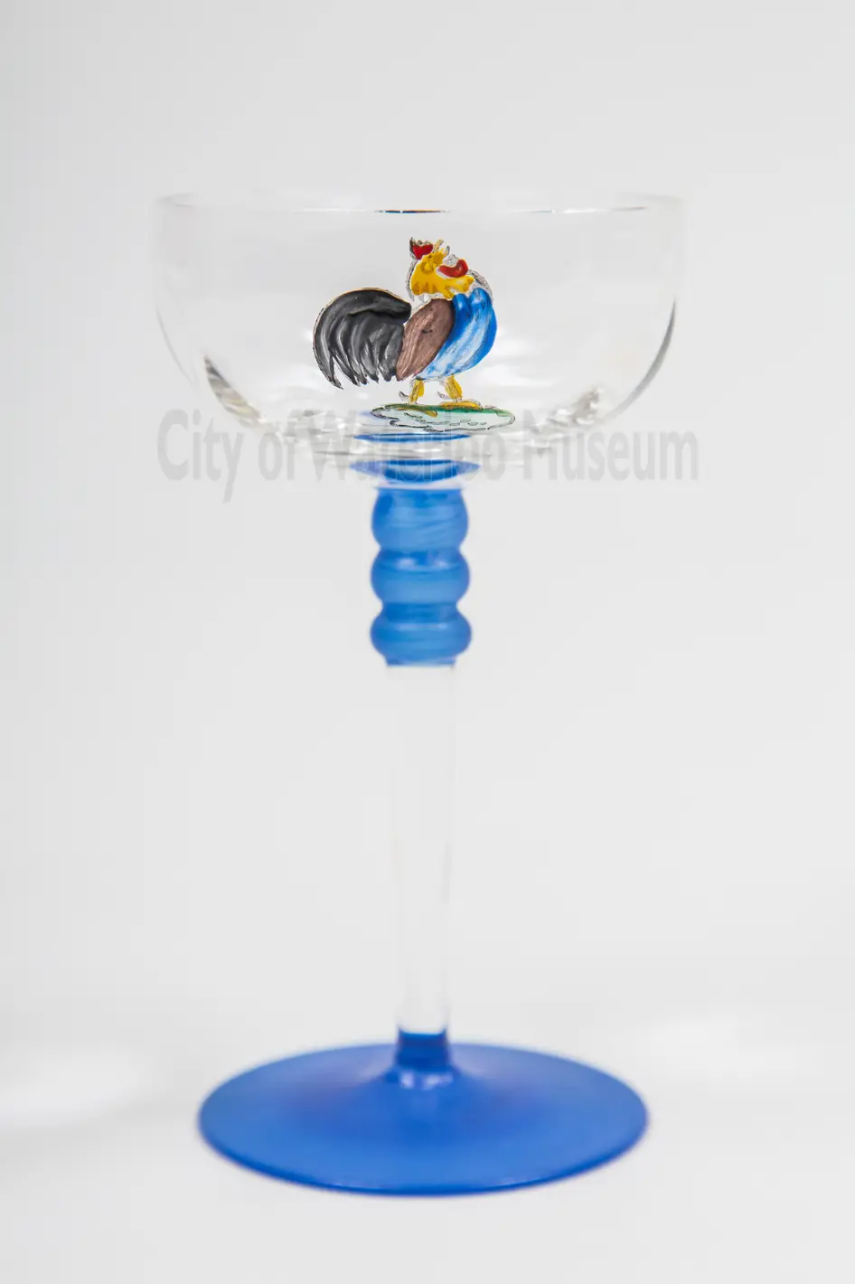 Rooster Print Cocktail Glasses