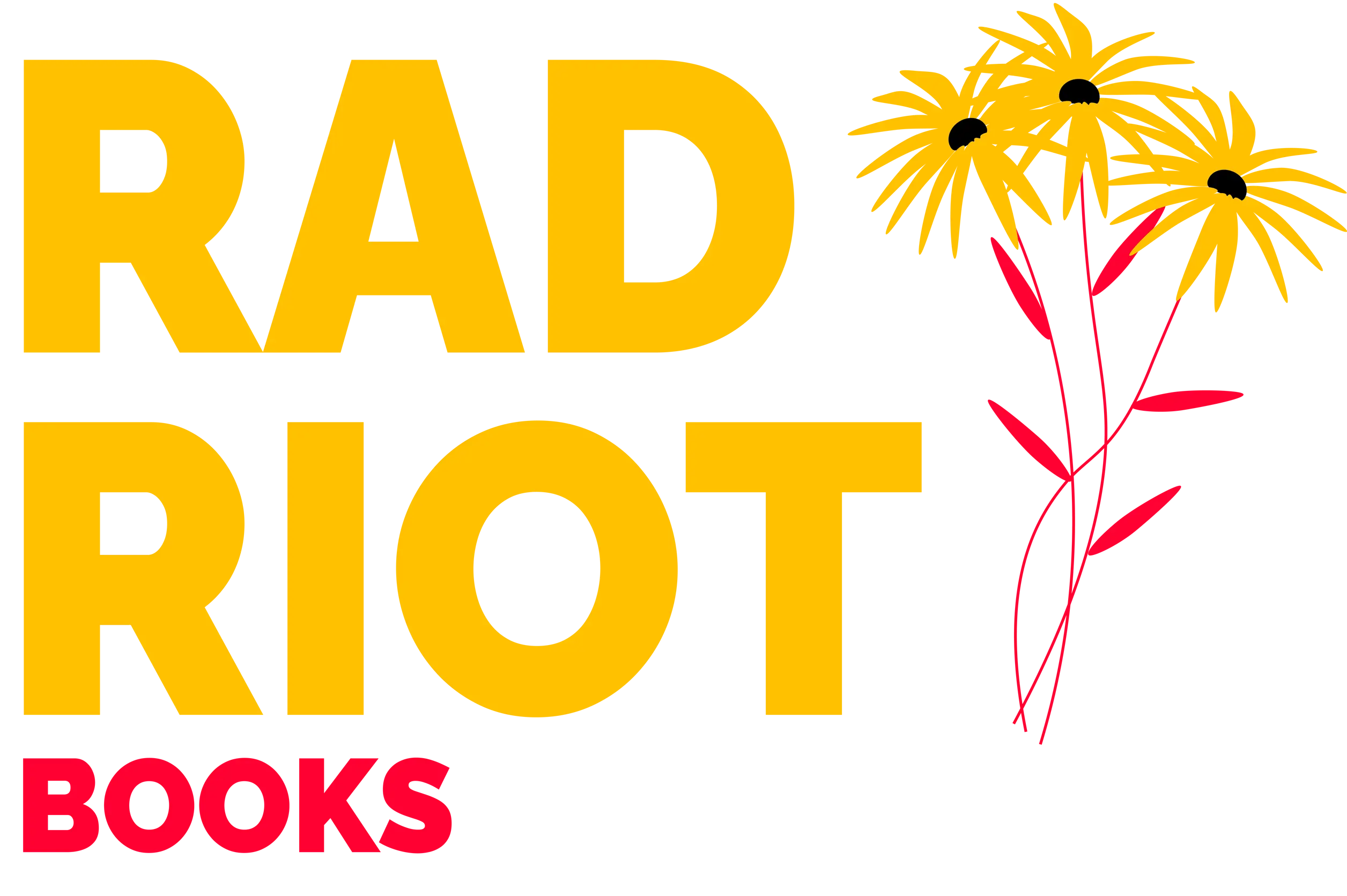 Organization logo, reads "Rad Riot Books"