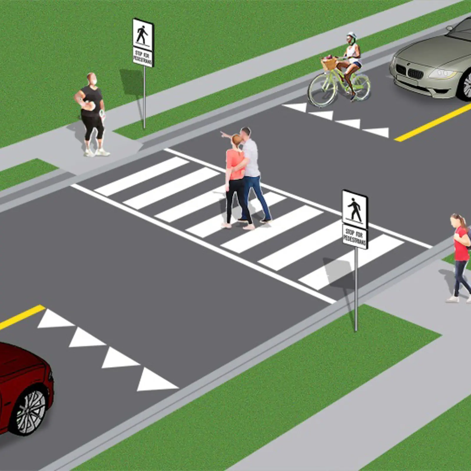 Use pedestrian crossovers safely | City of Waterloo