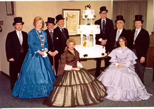 Charlie Voelker's Family during a wedding