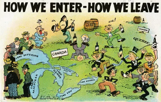 Images of prohibition postcard