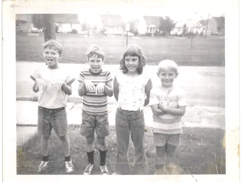 Image of four children