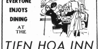 Image of Tien Hoa newspaper advertisement.