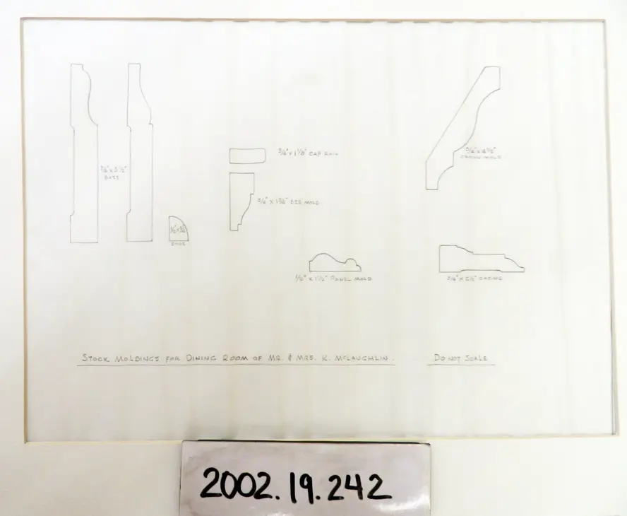 Rough sketch of building parts