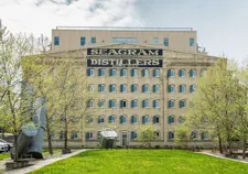 Exterior of Seagram warehouse building today