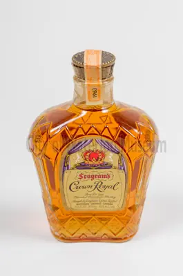Seagram's Crown Royal Whisky Bottle c. 1970s