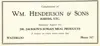 Scan of a Waterloo Musical Society Band Festival Program featuring an ad for Henderson's Bakery