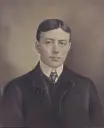 Chalk tinted photograph of Edward Seagram by S. A. Frank