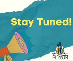 What's next banner showing a graphic megaphone