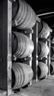 Image of barrels being stored 