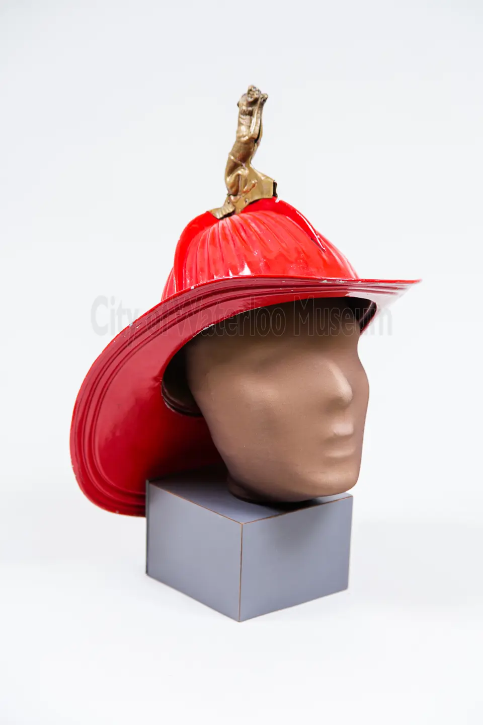 Fire Helmet worn by volunteer village fire fighters